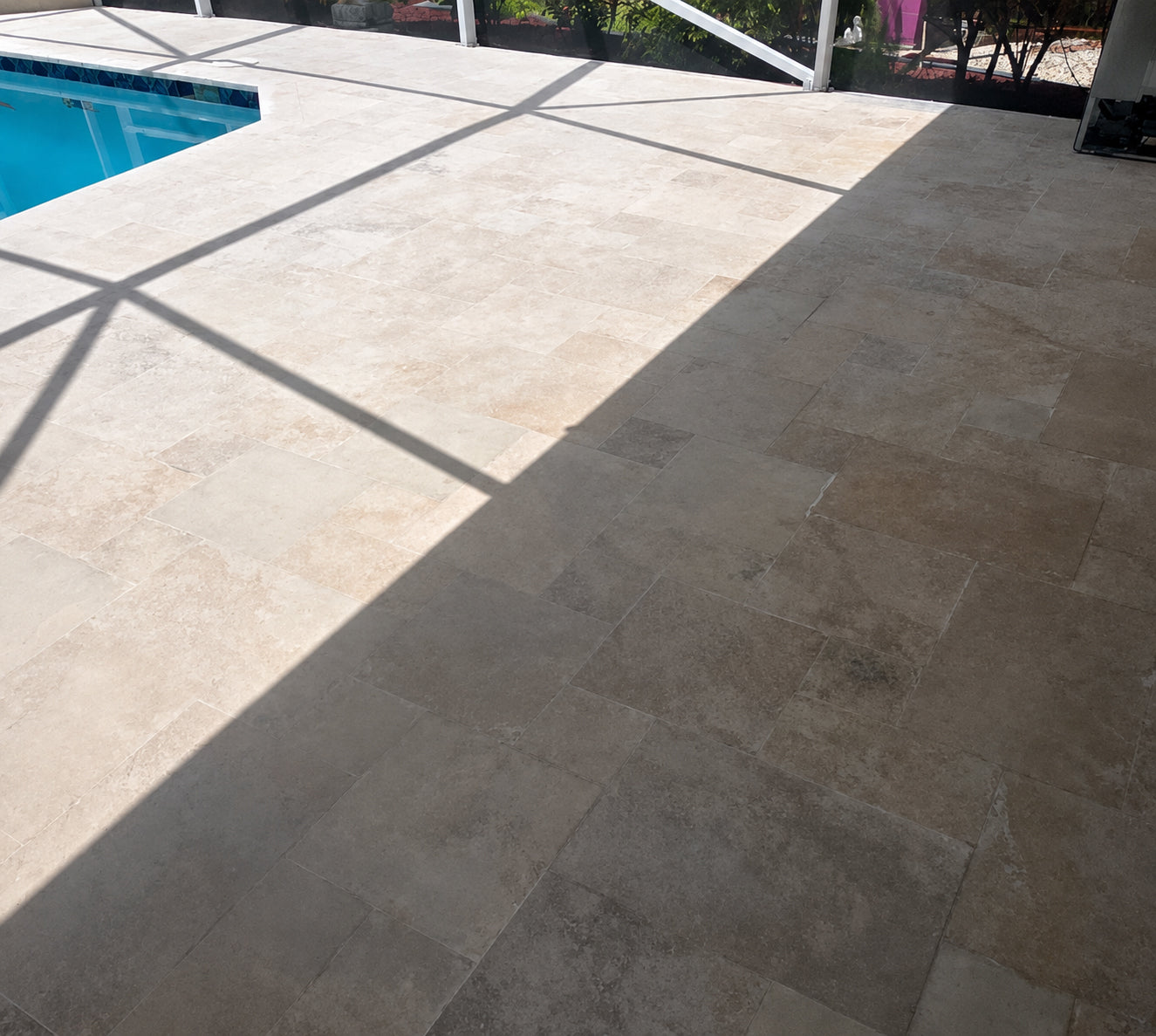 Pool Deck Restoration after restoration in Lake Worth Palm Beach County